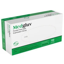 Medgluv Latex Exam Gloves Large