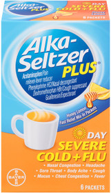 Alka Seltzer Sever Cold/Flu 6 Count