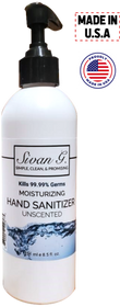 Sivan Mousturizing Hand Sanitizer 8.5oz 75% Unscented