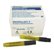 Monoject Blunt Needle Cannula 19G x 1-1/2", Lime