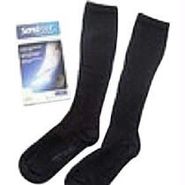 BSN Jobst® Unisex SensiFoot™ Diabetic Crew-Length Mild Compression Socks, Closed Toe, Large, Black