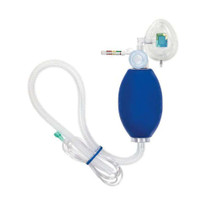 Infant Resuscitation Device With Mask And Oxygen Reservoir Bag, With Peep Valve.