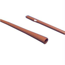 Kendall Dover Rob-Nel Urethral Intermittent Catheter, Red, 12Fr, 16"
