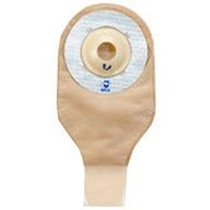 Marlen Manufacturing UltraMax One-piece Pre-cut Drainable Pouch with AquaTack Hydrocolloid Shallow Convex Skin Barrier and Kwick-Klose Fastener 3/4" Opening, 9" L x 5-3/4" W, Transparent, 16Oz, Odor-proof