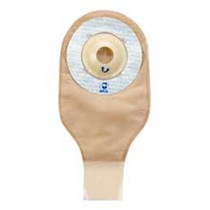 Marlen Manufacturing UltraLit One-piece Pre-cut Drainable Pouch with Skin ShieldÃƒÂ¢Ã¢â‚¬Å¾Â¢ Shallow Convex Adhesive Skin Barrier 7/8" Opening, 9" L x 5-3/4" W, Transparent, 16Oz, Odor-proof