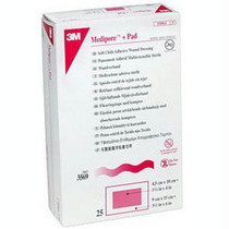 3M Medipore Plus Pad Soft Cloth Adhesive Wound Dressing, Sterile 3-1/2" x 10" with 1-3/4" x 8" Pad
