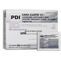 Sani-cloth Af3, Individual Packets, Large, 5" X 8"