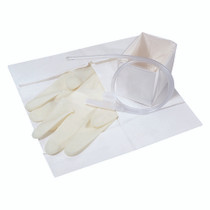 Vyaire AirLife Tri-Flo Cath-N-Gloveeconomy, Suction Kit; 5/6Fr OD catheter; With two exam gloves, pop-up basin