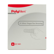 Ferris PolyMem Silver#1 Finger and Toe Dressing, 4 to 8 Ring Size