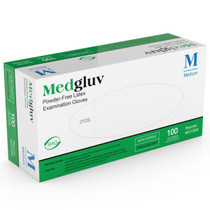 Medgluv Latex Exam Gloves Medium Box of 100