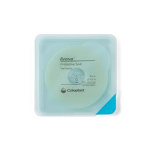 Coloplast Brava® Protective Ring, Wide, Thin Seal, 3/4'' Starter Hole, 64mm OD, 18mm ID, 2.5mm Thick Box of 10