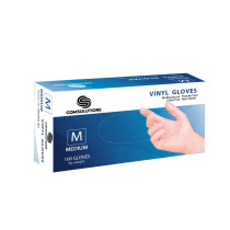 Comsolutions Vinyl Gloves (Medium)