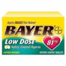 Bayer Low Strength Tablets 81MG 120ct