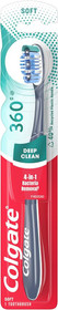Colgate 360 Toothbrush With Tongue Cleaner Pack/12