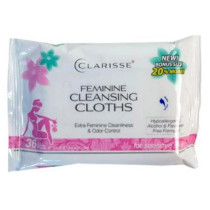 Feminine Cleansing Cloth Wipes 36 Pack