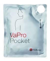 VaPro Pocket Coude No Touch Intermittent Catheter Without Collection Bag, 12 Fr., 16" long