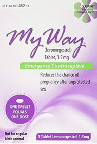 My Way Levonorgestrel Contraceptive 1.5mg 1ct