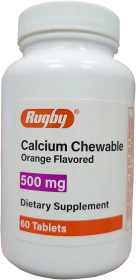 Calcium Orange 500mg Chew
