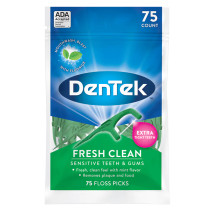Dentek Floss Picks Fresh Clean 75ct