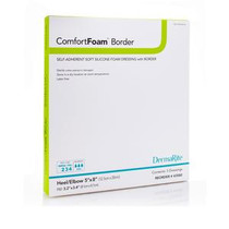 ComfortFoam Silicone Foam Border Dressing, 3" x 3"