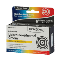 TheraCare Non-Greasy Lidocaine + Menthol Cream