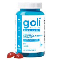  Goli Zero Sugar Ashwagandha Gummies 60ct 
