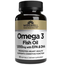Omega 3 Fish Oil 1000 mg with EPA &amp; DHA Softgels 60ct