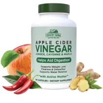 Country Farms Apple Cider Vinegar 500 mg. Capsules 90ct