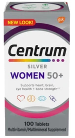  Centrum Silver Women 50+ Multivitamin/Multiminerals 100 Ct