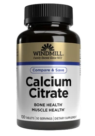 Windmill Calcium Citrate Tablets 100ct