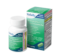 ValuRx Allergy Plus Sinus Headache Relief 12ct