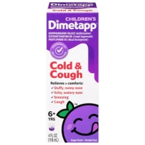Dimetapp Childrens Cold & Cough Grape Syrup 4oz