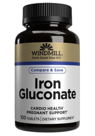Windmill Iron Gluconate Tablets 100ct