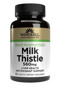 Windmill Milk Thistle 560 mg Caplets 60ct