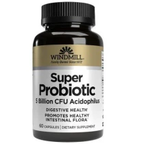 Super Probiotic 5 Billion CFU Acidophilus Capsules 60ct