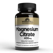 Magnesium Citrate 400 mg Tablets 60ct