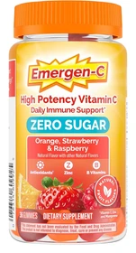 Emergen-C Vitamin C Zero Sugar Gummies Orange, Raspberry & Strawberry 36ct