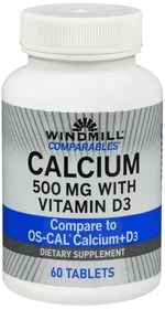 Calcium 500 mg with Vitamin D3 Tablets 60ct