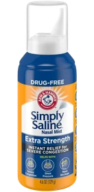 Arm & Hammer Simply Saline Nasal Mist Extra Strength, Severe Congestion, 4.6 oz