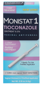 Monistat 1 Vaginal Antifungal Treatment Ointment 0.16oz
