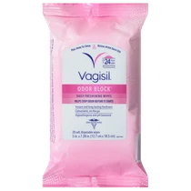 Vagisil Odor Block Wipes 20 Count