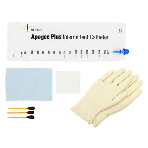Apogee Plus Coude Closed System Catheter 16 Fr 16" 1500 Ml