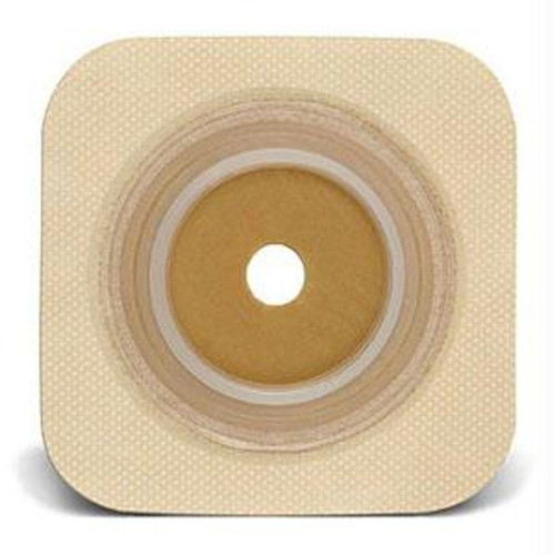 Sur-fit Natura Stomahesive Cut-to-fit Flexible Wafer 4" X 4" Flange 1-1/2" Tan
