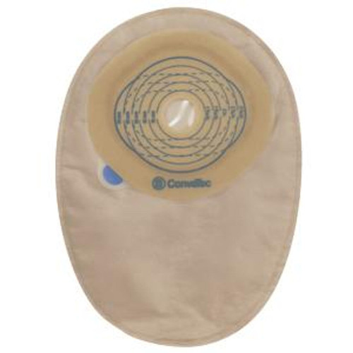 Esteem + One-piece Cut-to-fit Closed-end Pouch, Modified Stomahesive, Filter, Opaque, 2 2/5" By 2 3/4"