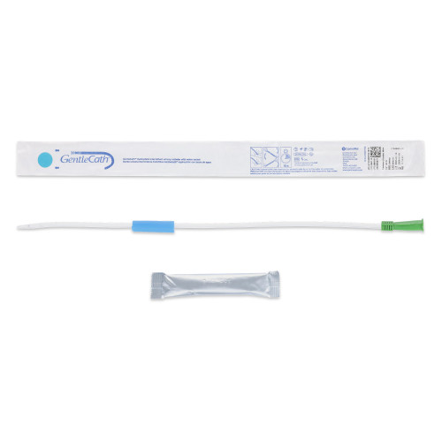 Gentlecath Hydrophilic Urinary Catheter With Water Sachet, Male, 10 F