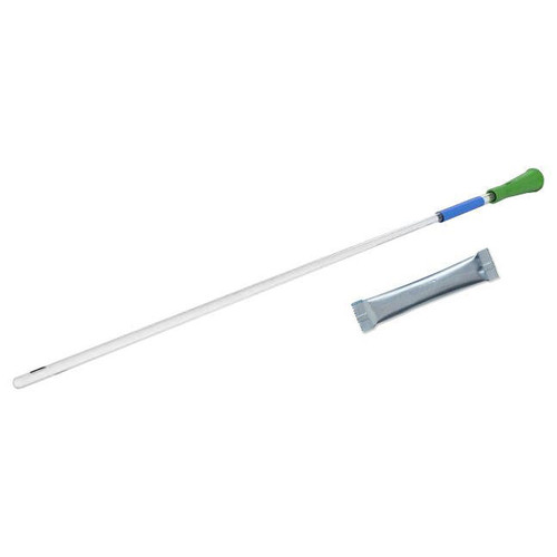 Gentlecath hydrophilic urinary catheter with water sachet, male, 18 french, 15.7" (400 mm) length
