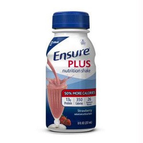 EnsurePlusReady-to-Drink Strawberry 8 oz Bottle