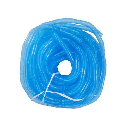 Airlife disposable corrugated tubing, 5' l, blue, flexible