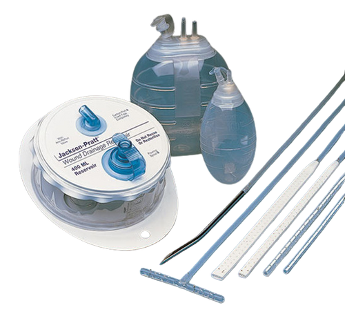 10 Fr Wound Drain, Round, Silicone, End Perforation