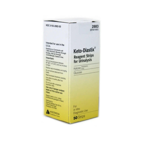 Keto-diastix Reagent Test Strip (50 Count)